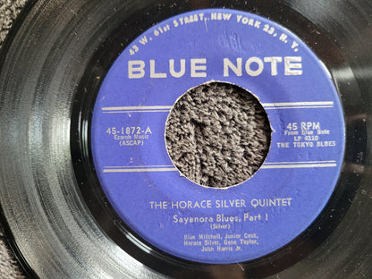 HORACE SILVER QUINTET SAYANORA BLUES 7" BLUE NOTE 45-1872