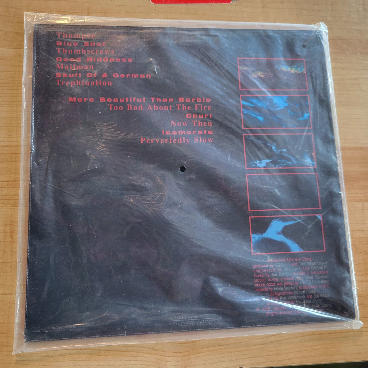 JESUS LIZARD SHOT NEW RED BILLIONS PRESS