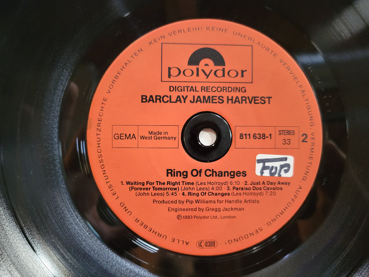 BARCLAY JAMES HARVEST RING OF CHANGES GERMAN IMPORT