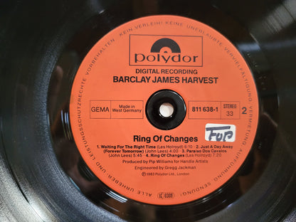 BARCLAY JAMES HARVEST RING OF CHANGES GERMAN IMPORT