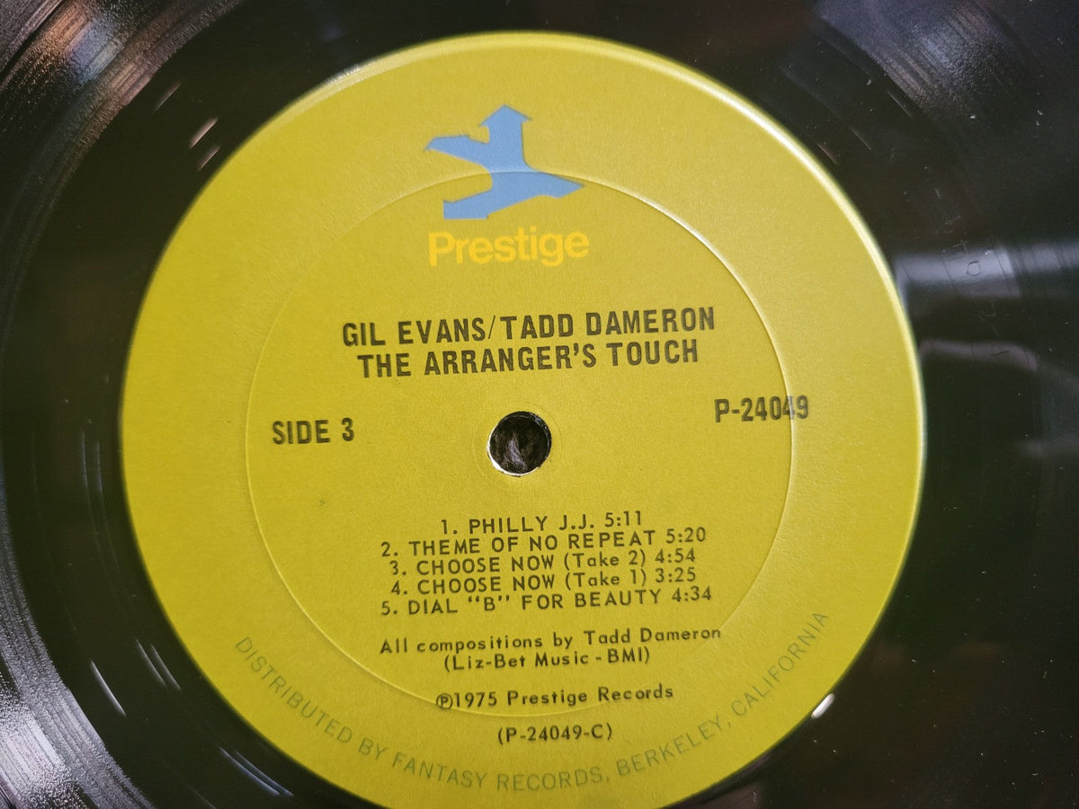 GIL EVANS TADD DAMERON THE ARRANGERS TOUCH CLIFFORD BROWN KENNY DORHAM PRESTIGE