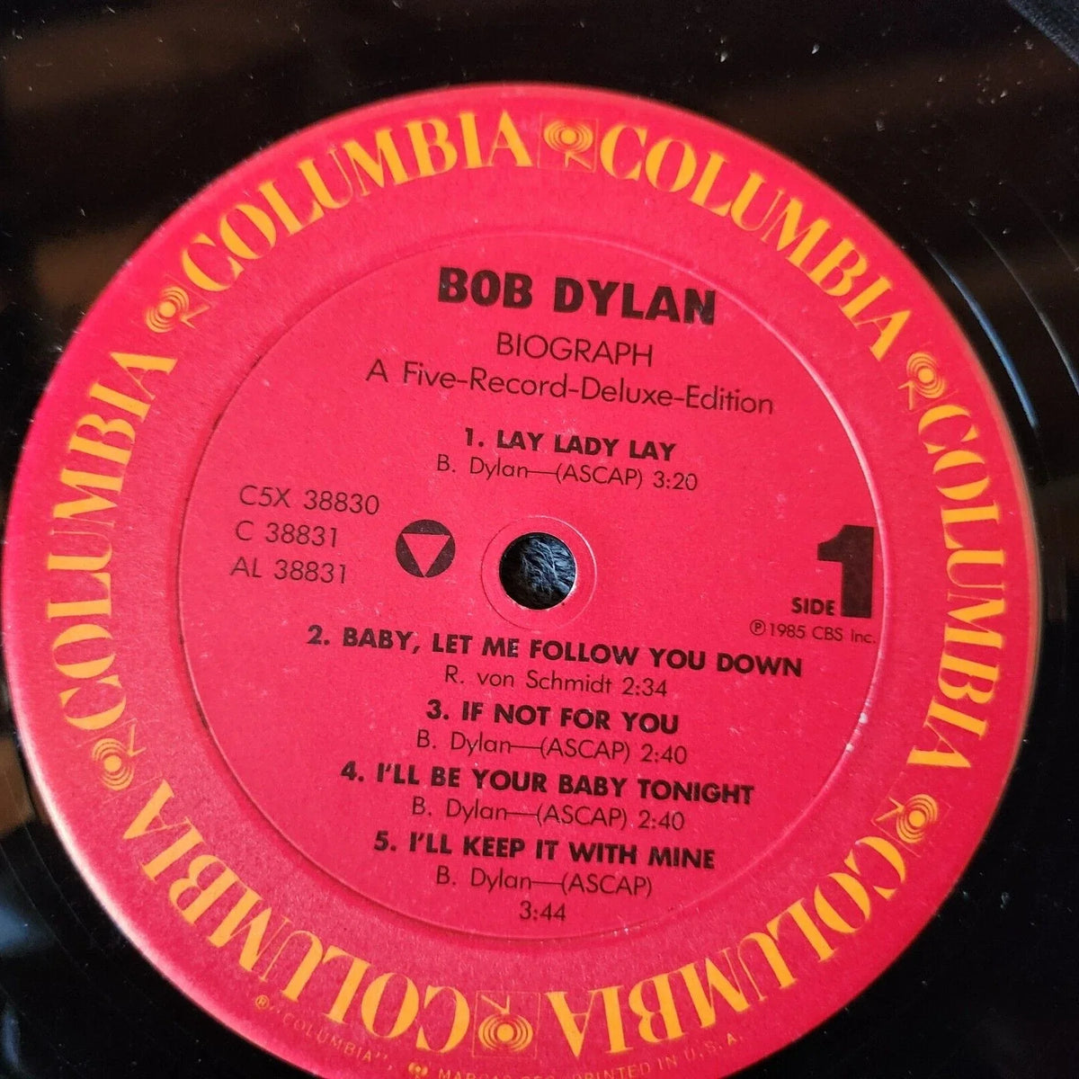 BOB DYLAN BIOGRAPH BOX SET W/ BOOKLET