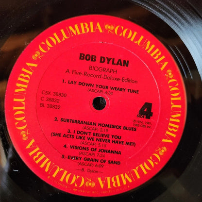 BOB DYLAN BIOGRAPH BOX SET W/ BOOKLET