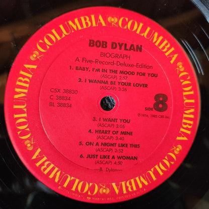 BOB DYLAN BIOGRAPH BOX SET W/ BOOKLET
