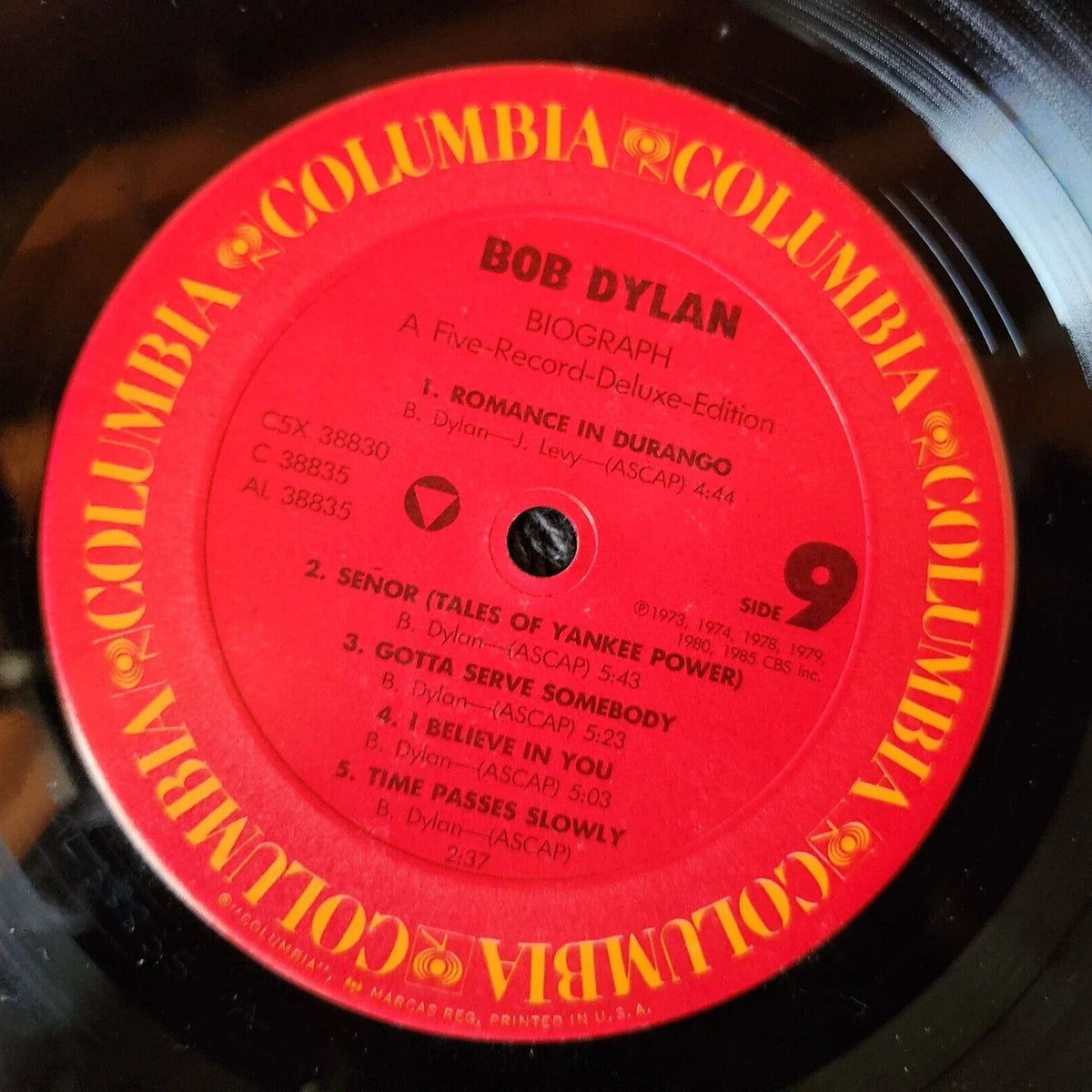 BOB DYLAN BIOGRAPH BOX SET W/ BOOKLET