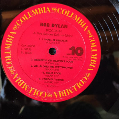 BOB DYLAN BIOGRAPH BOX SET W/ BOOKLET