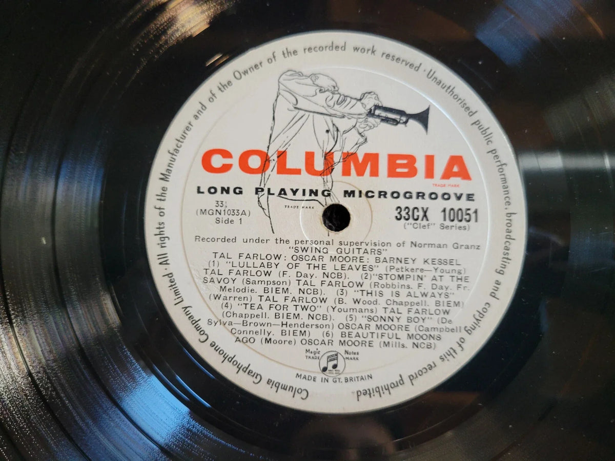 OSCAR MOORE SWING GUITARS UK COLUMBIA IMPORT