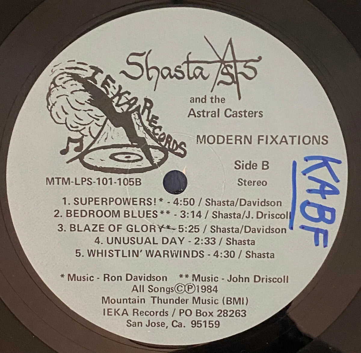 SHASTA MODERN FIXATIONS